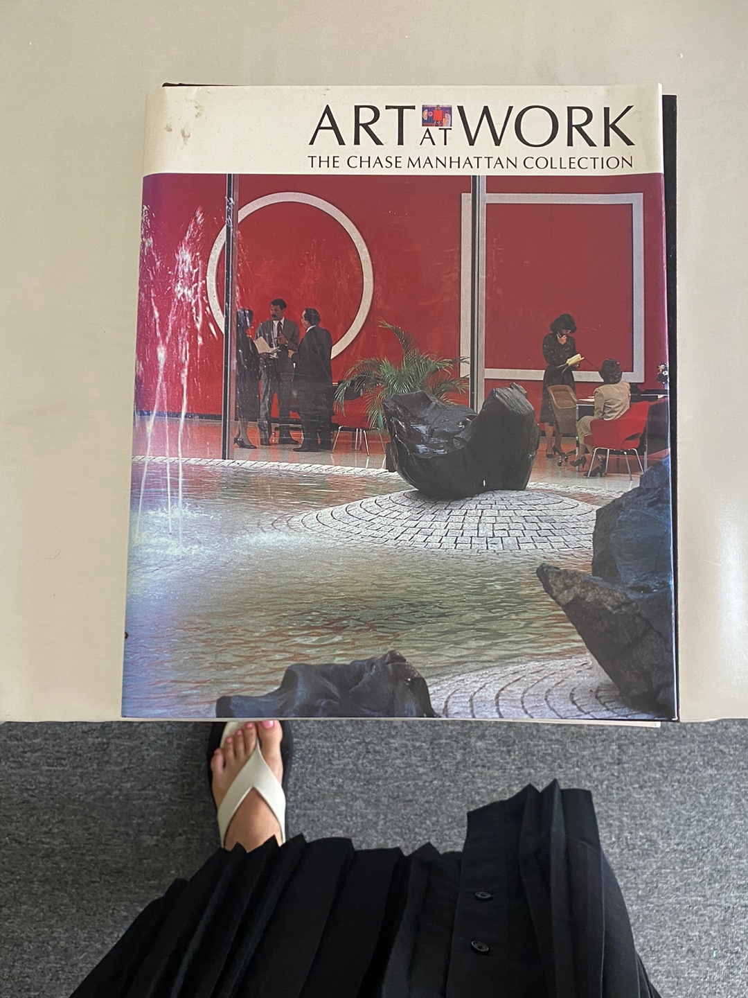 84`S  VIntege Art at Work The Chase Manhattan Collection, First Edition  Art Collection Book,