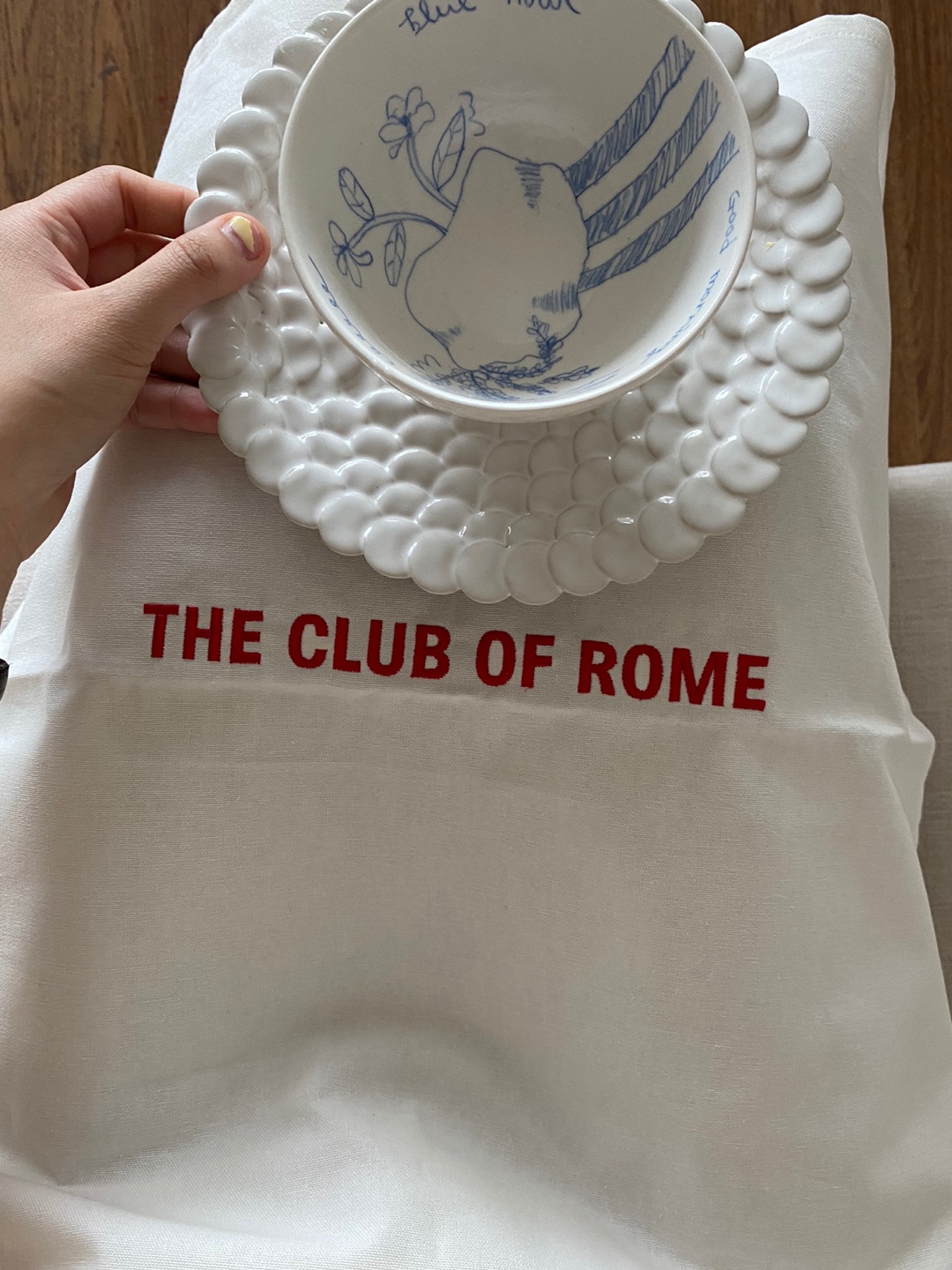 THE CLUB OF ROME NAPKIN 